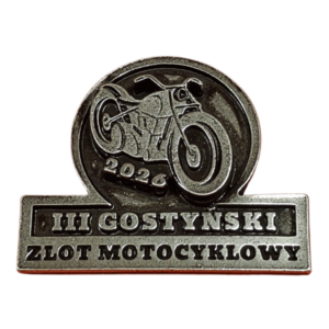 Blacha/pin III Gostyńskiego Zlotu Motocyklowego